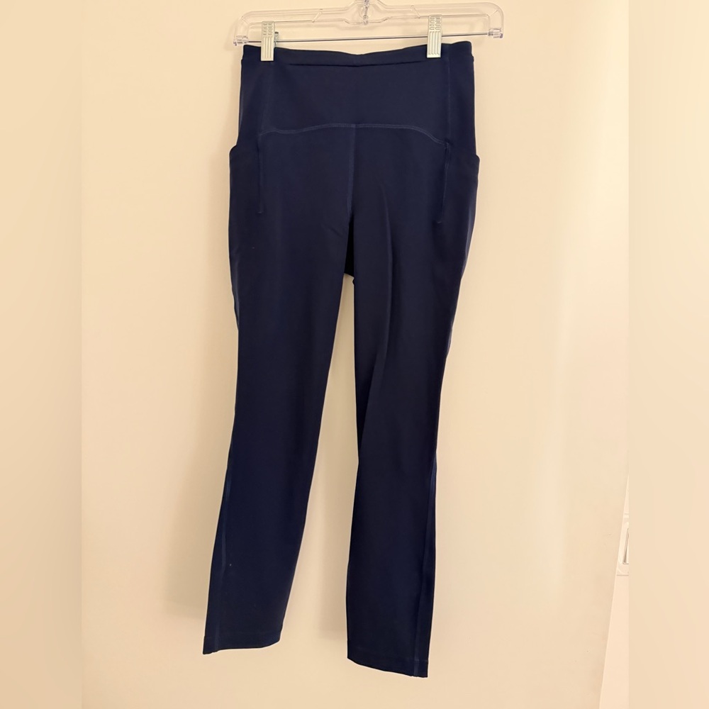 Lululemon Navy Swift Speed High Rise Crop 23”